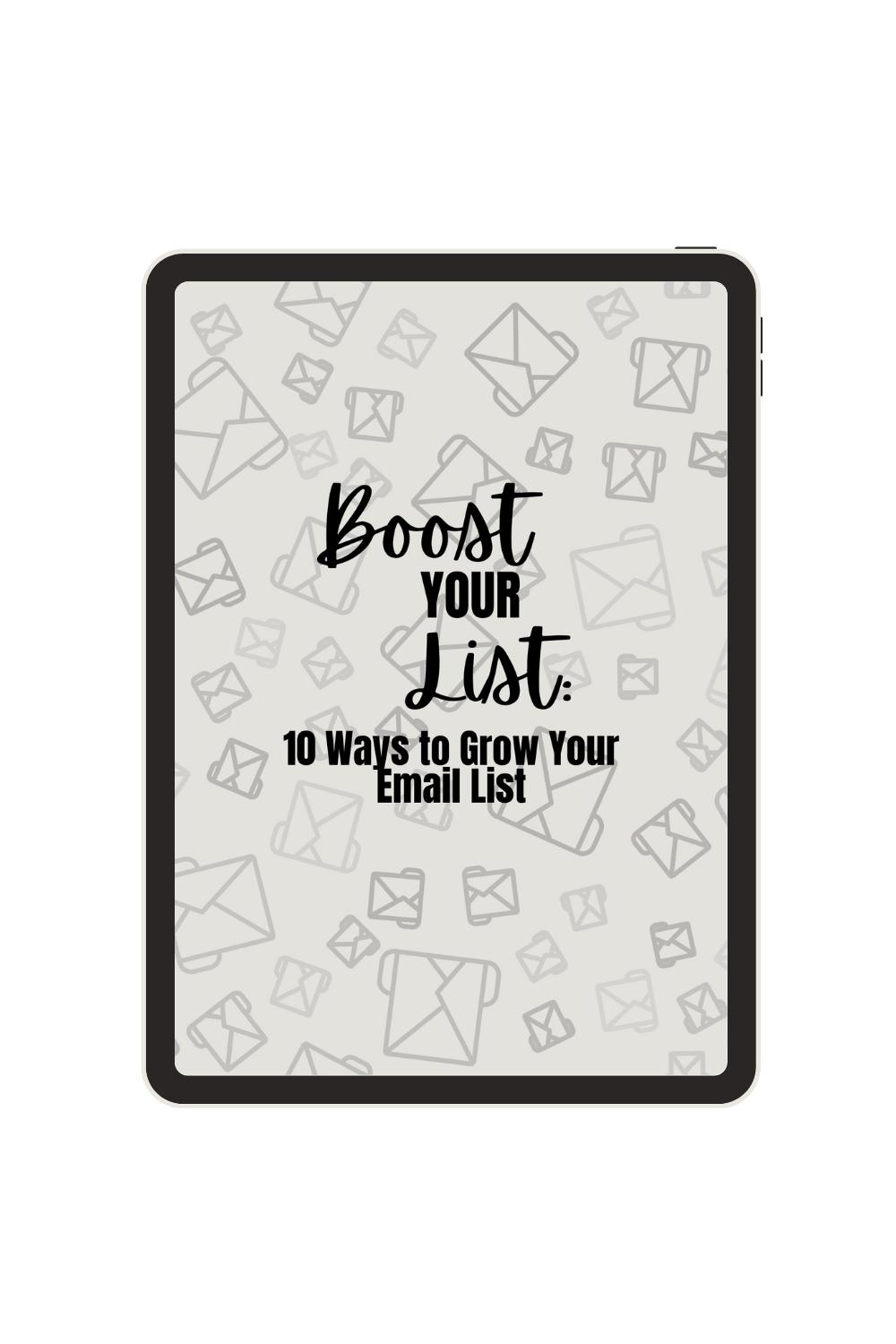 Boost Your List eBook (With Resell Rights)