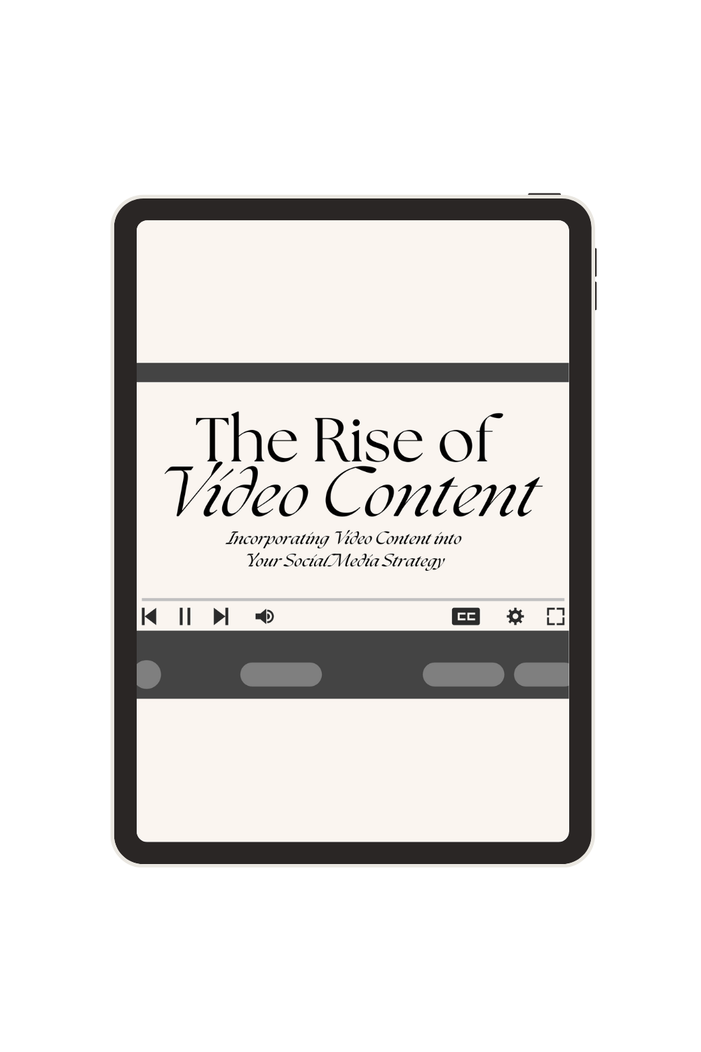 The Rise of Video Content eBook (With Resell Rights)