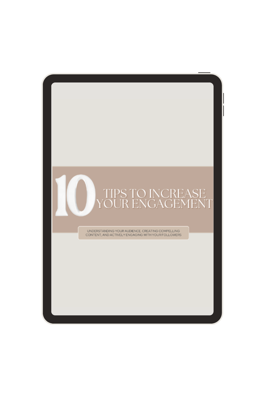 10 Tips to Increase Your Engagement eBook (With Resell Rights)